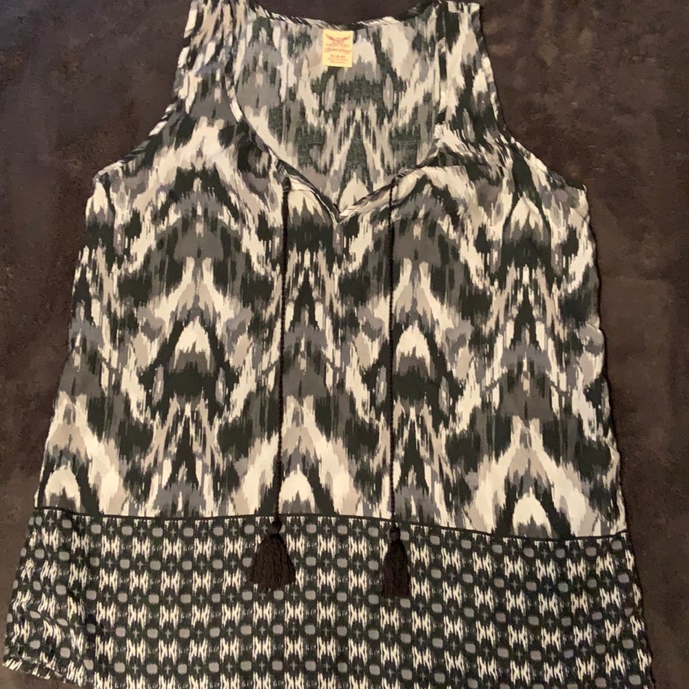 Faded Glory Womens Flowy Dressy Tank Top Size Small (4-6)